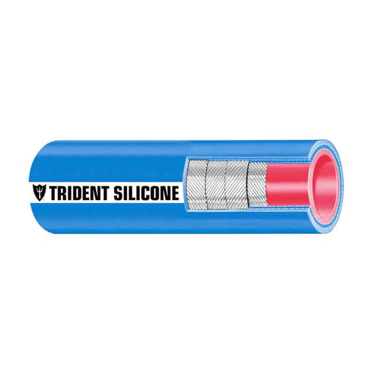 Trident Marine 3-1/2" x 36' Blue Silicone Wet Exhaust Hose [202V3120-36]