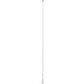 Scout 5' White VHF Antenna 3dB Nylon Ferrule w/5M RG-58 Coax KS-22 [PF AN NVHF00002T]