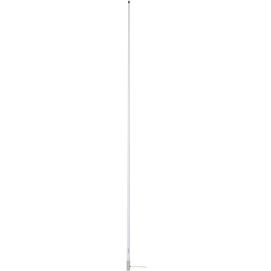 Scout 8' White VHF Antenna 6dB Stainless Steel Ferrule w/5M RG-58 Coax Includes PL-259 KS-42 [PF AN NVHF00007T]