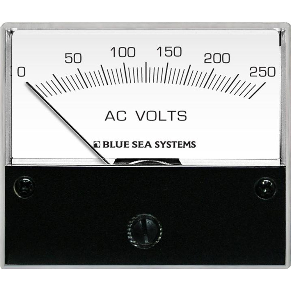 Blue Sea 9354 AC Analog Voltmeter 0-250 Volts AC [9354]