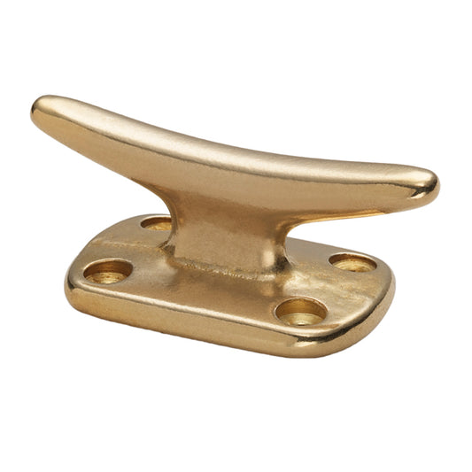 Whitecap Fender Cleat - Polished Brass - 2" [S-976BC]