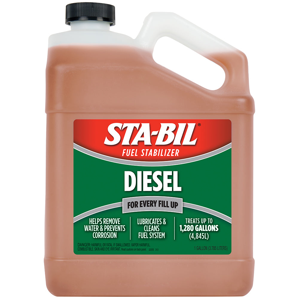 STA-BIL Diesel Formula Fuel Stabilizer  Performance Improver - 1 Gallon [22255]